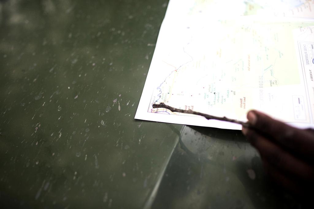 Custom itinerary planning on a desk